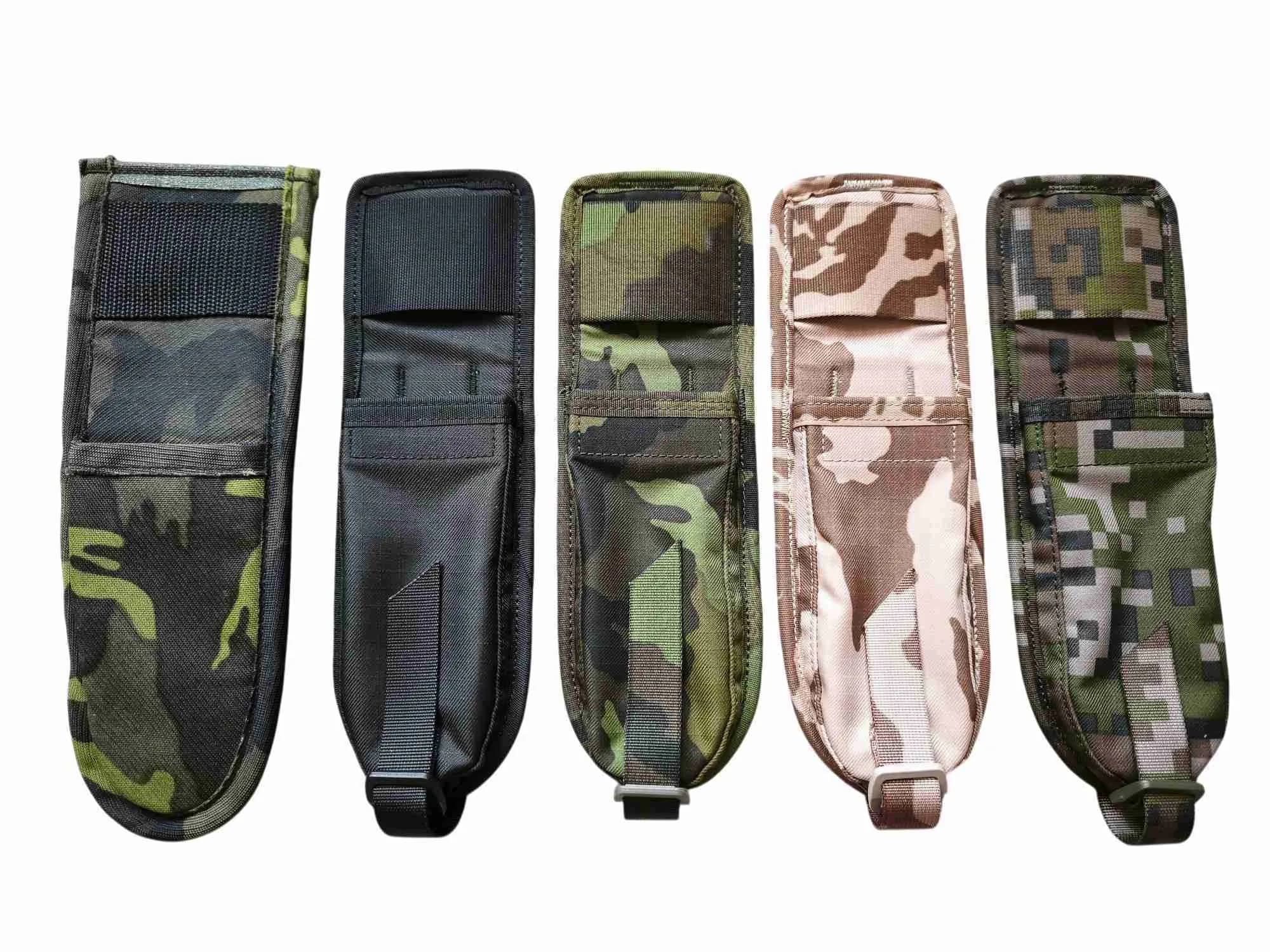 Pochva nože UTON vz.75 – typ 10 – detail nýtů a kůže