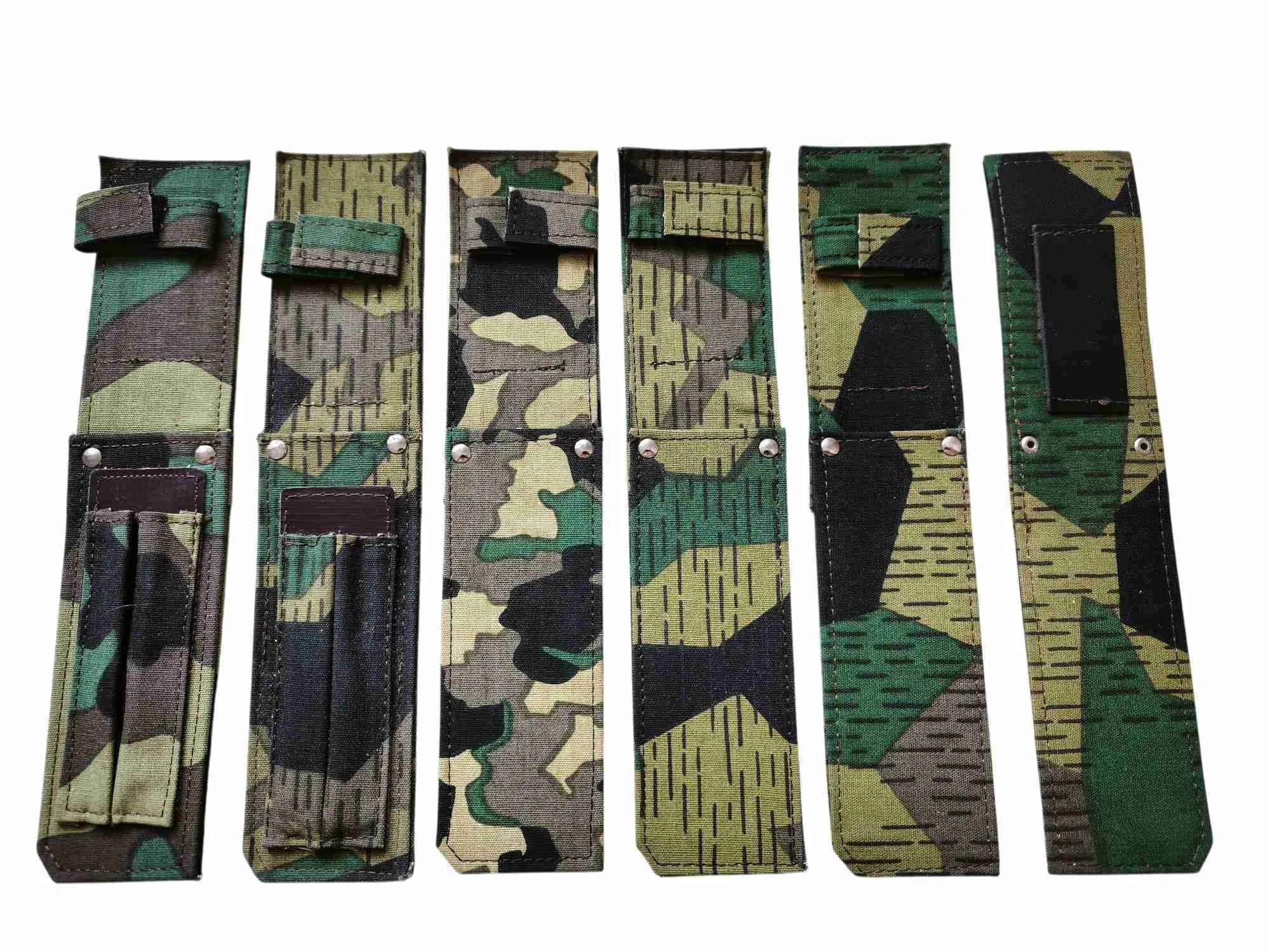 Pochva nože UTON vz.75 – typ 6 – detail nýtů a kůže