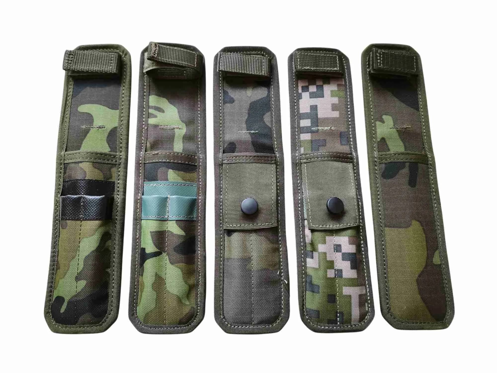 Pochva nože UTON vz.75 – typ 7 – detail nýtů a kůže