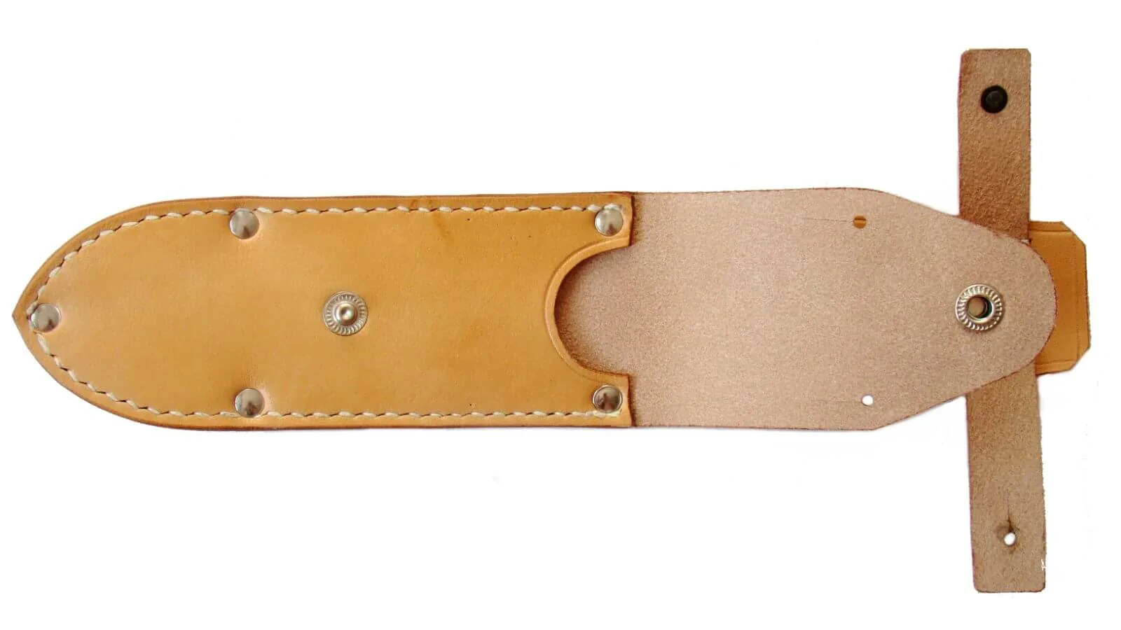 Pochva s kapsou na druk - detail otevření