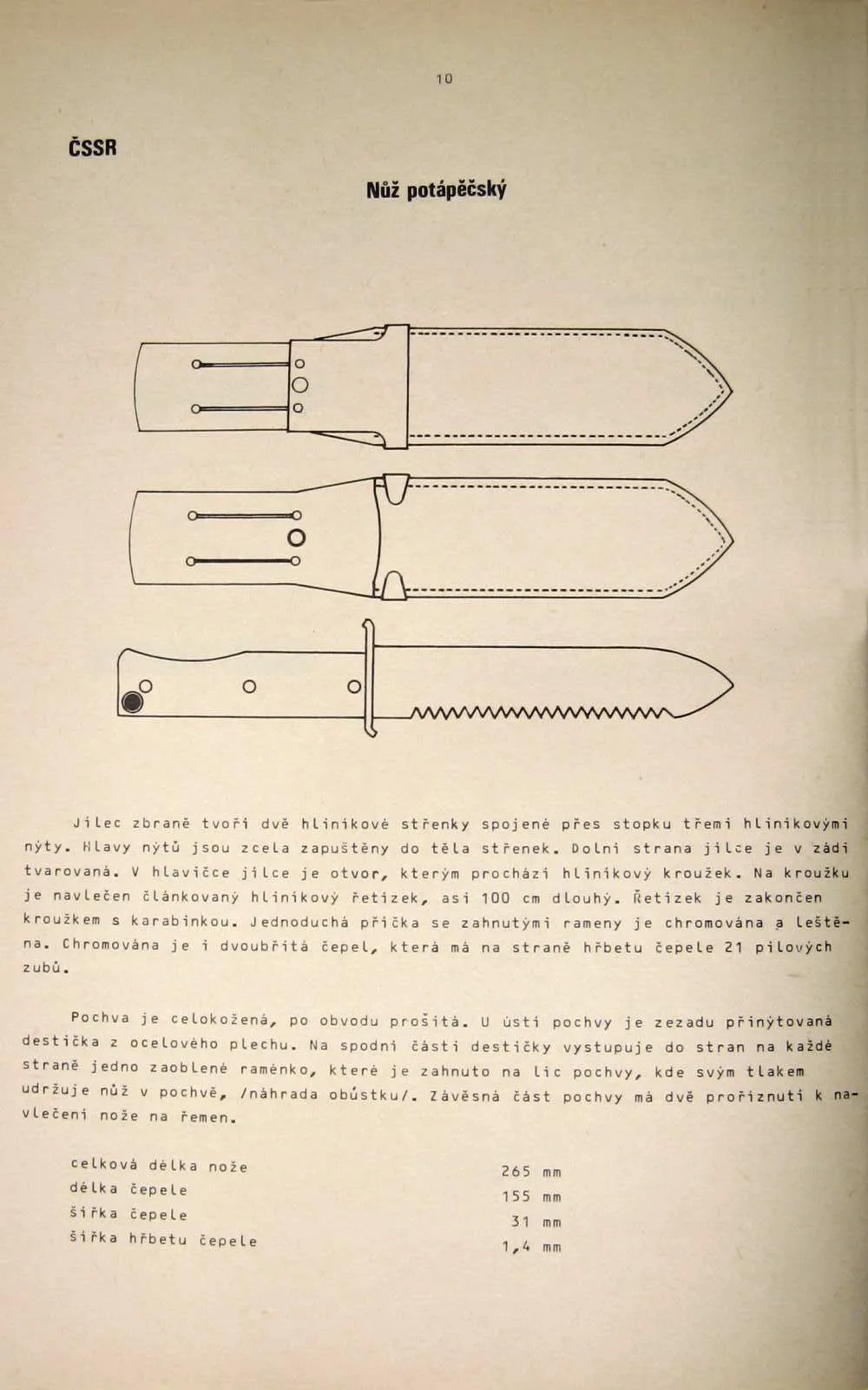 Utocne noze a upravene bodaky - 1984 - foto 2