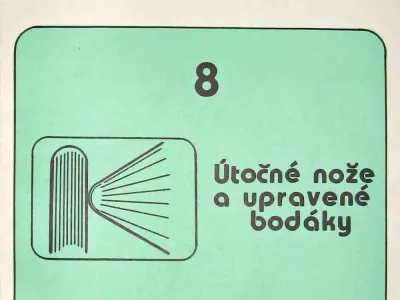 Utocne noze a upravene bodaky - 1984 - foto 1