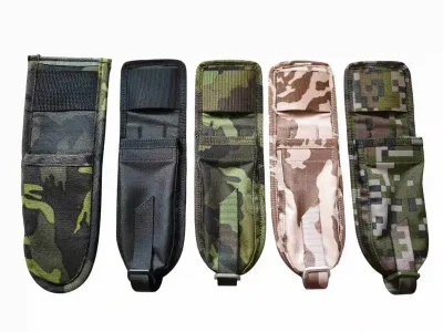 Pochva nože UTON vz.75 – typ 10 – detail nýtů a kůže
