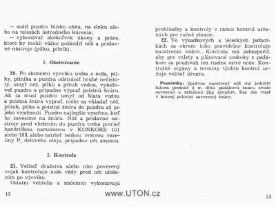 Vojenský předpis Děl-21-22/s – nůž UTON vz.75 – strana 5
