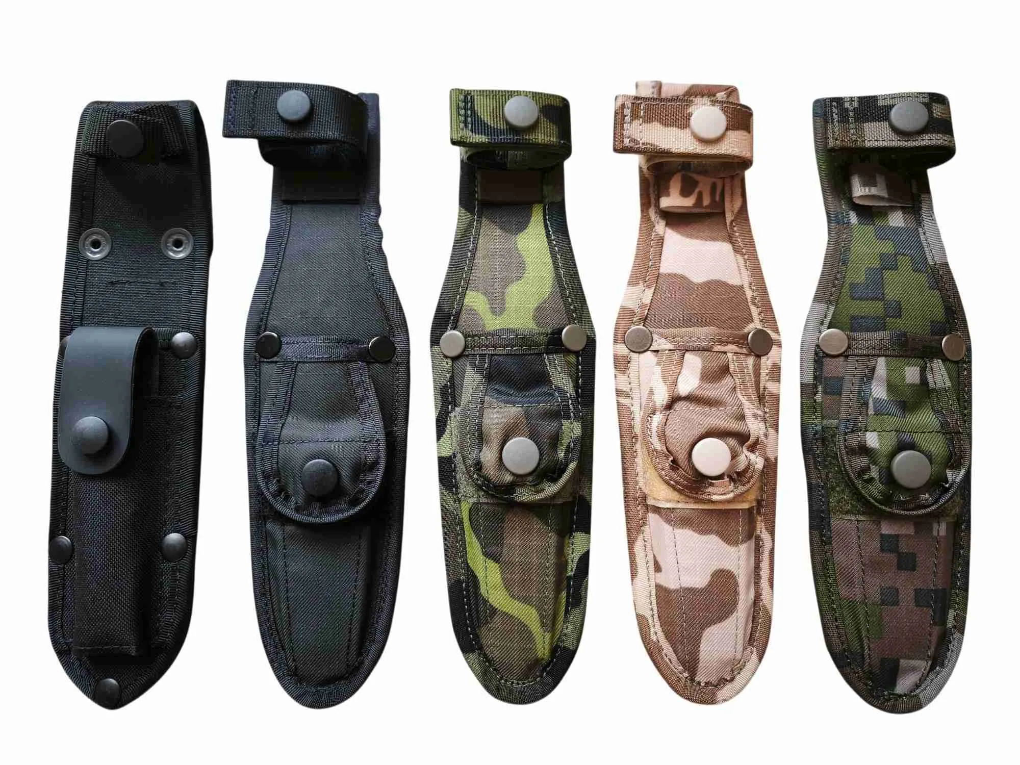 Pochva nože UTON vz.75 – typ 8 – detail nýtů a kůže