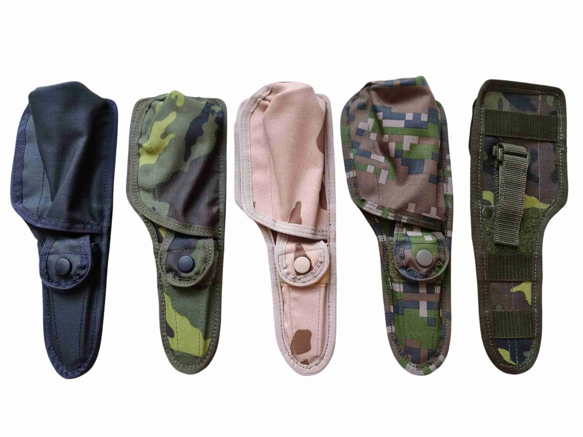 Pochva nože UTON vz.75 – typ 9 – detail nýtů a kůže