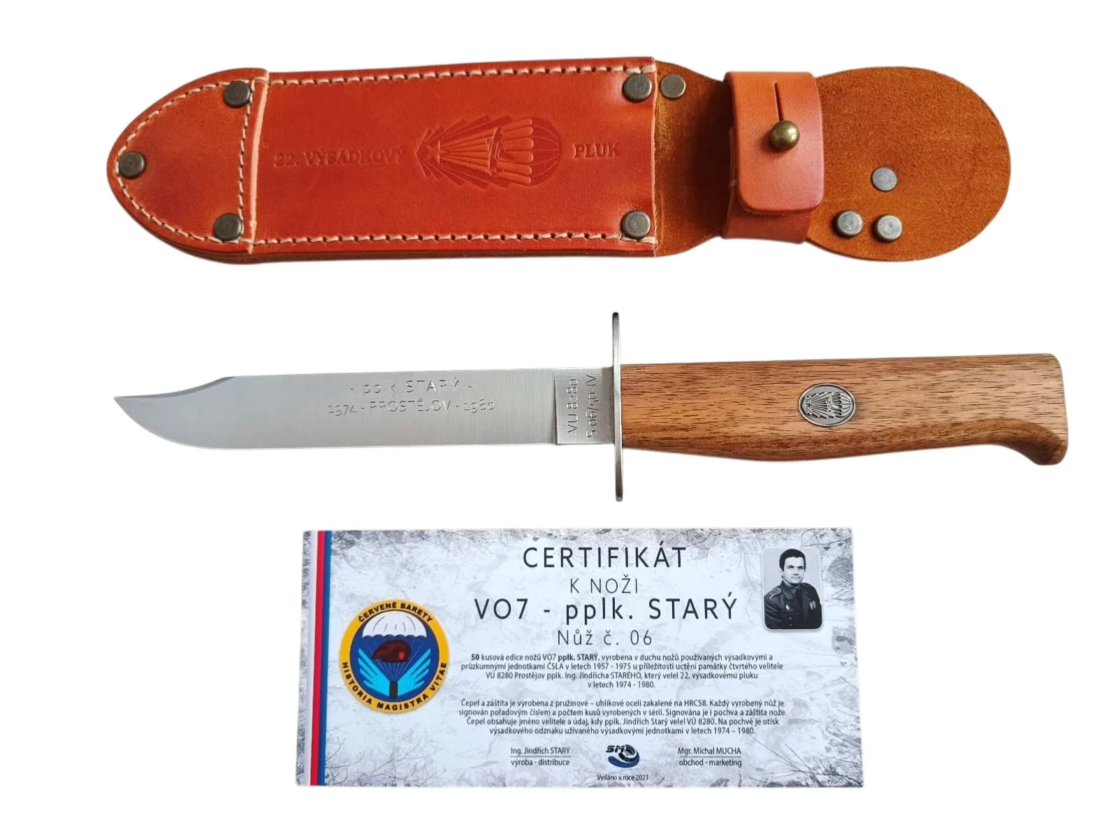 VO7 – Pamětní nože Červených baretů – pohled č. 10