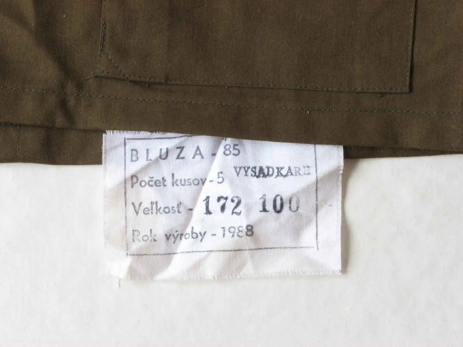 Blouse vz.85 for paratroopers, photo 6